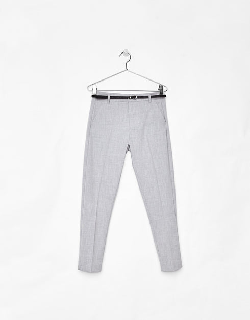 Belted chino trousers polo